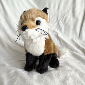 Unipak Red Fox Plush Stuffed Animal Toy 7” Woodland Forest Animal
